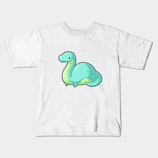 Kawaii dinosaur - Brontosaurus Kids T-Shirt